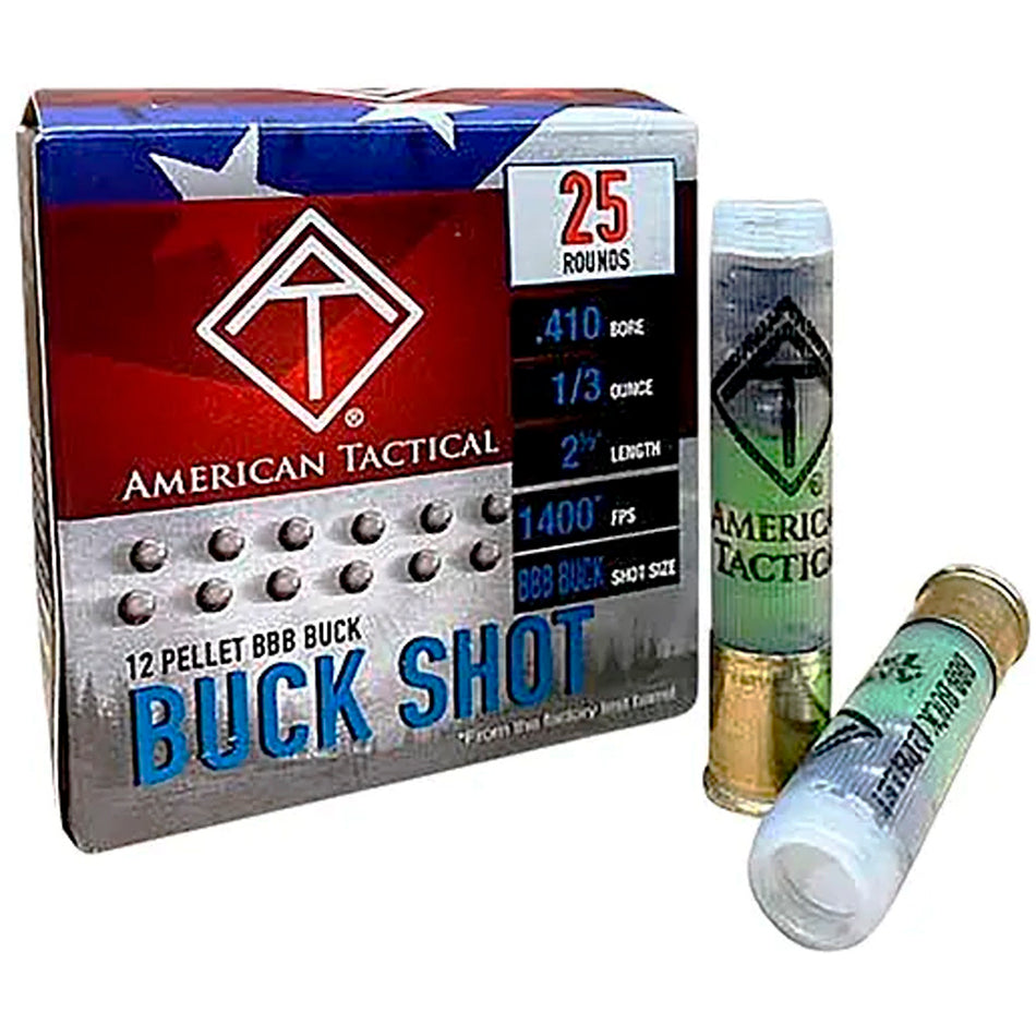 ATI .410 Bore 12 pellets BBB 1/3 oz 2.5 in 25/Box [Item 5587]