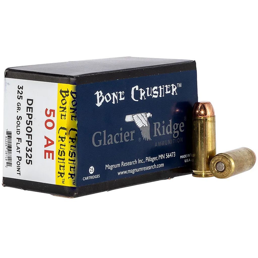 Magnum Research .50 AE BoneCrusher Flat Point 325 Grain 20/Box