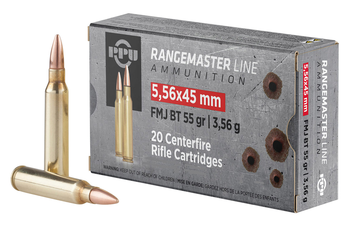 Prvi Partizan 5.56x45mm NATO Rangemaster Ammo Can Full Metal Jacket Boat Tail 55 Grain 1000/Box