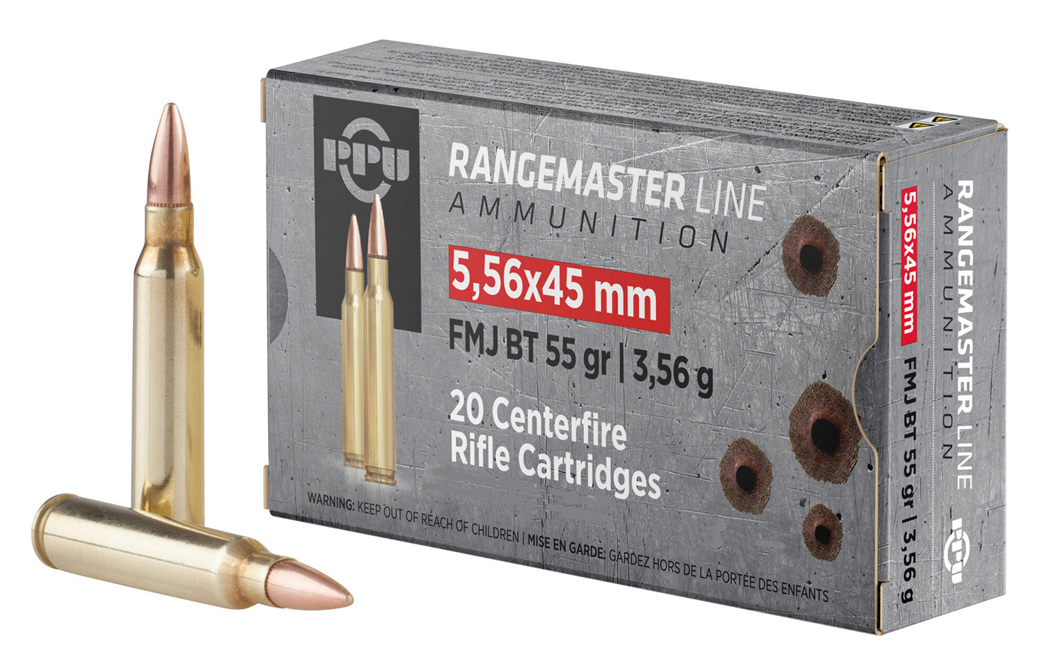 Prvi Partizan 5.56x45mm NATO Rangemaster Ammo Can Full Metal Jacket Boat Tail 55 Grain 1000/Box