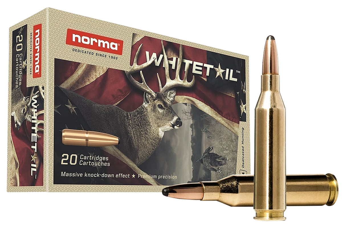Norma .243 Winchester Dedicated Hunting Whitetail Pointed Soft Point 100 Grain 20/Box
