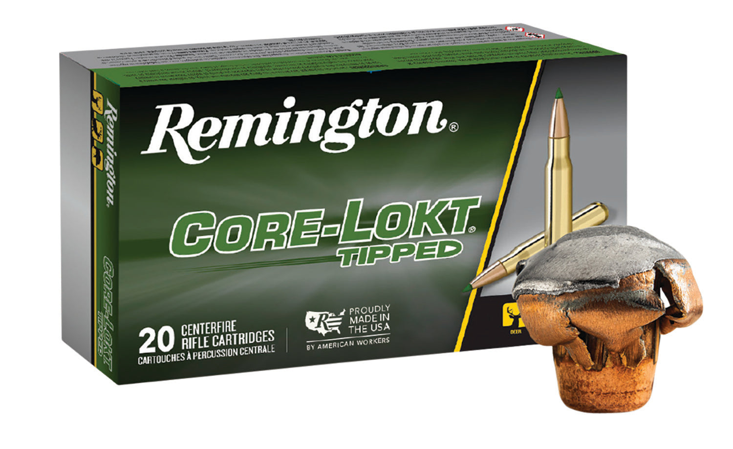 Remington .300 WSM Core-Lokt Tipped Polymer Tip 150 Grain 20/Box