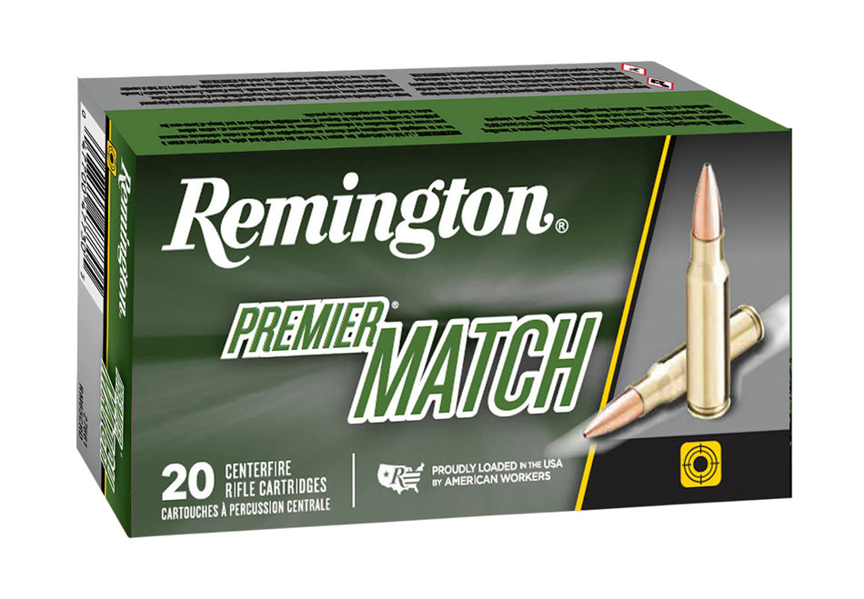 Remington .224 Valkyrie Premier Sierra MatchKing Boat Tail Hollow Point 90 Grain 20/Box
