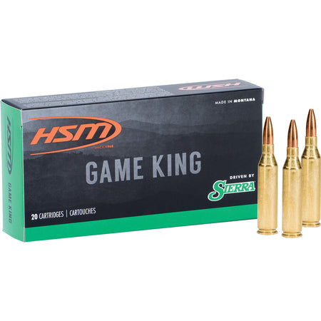 HSM 7mm-08 Remington Sierra Game King Spitzer Boat Tail 150 Grain 20/Box