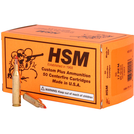 HSM .17 Remington Varmint V-Max 20 Grain 50/Box