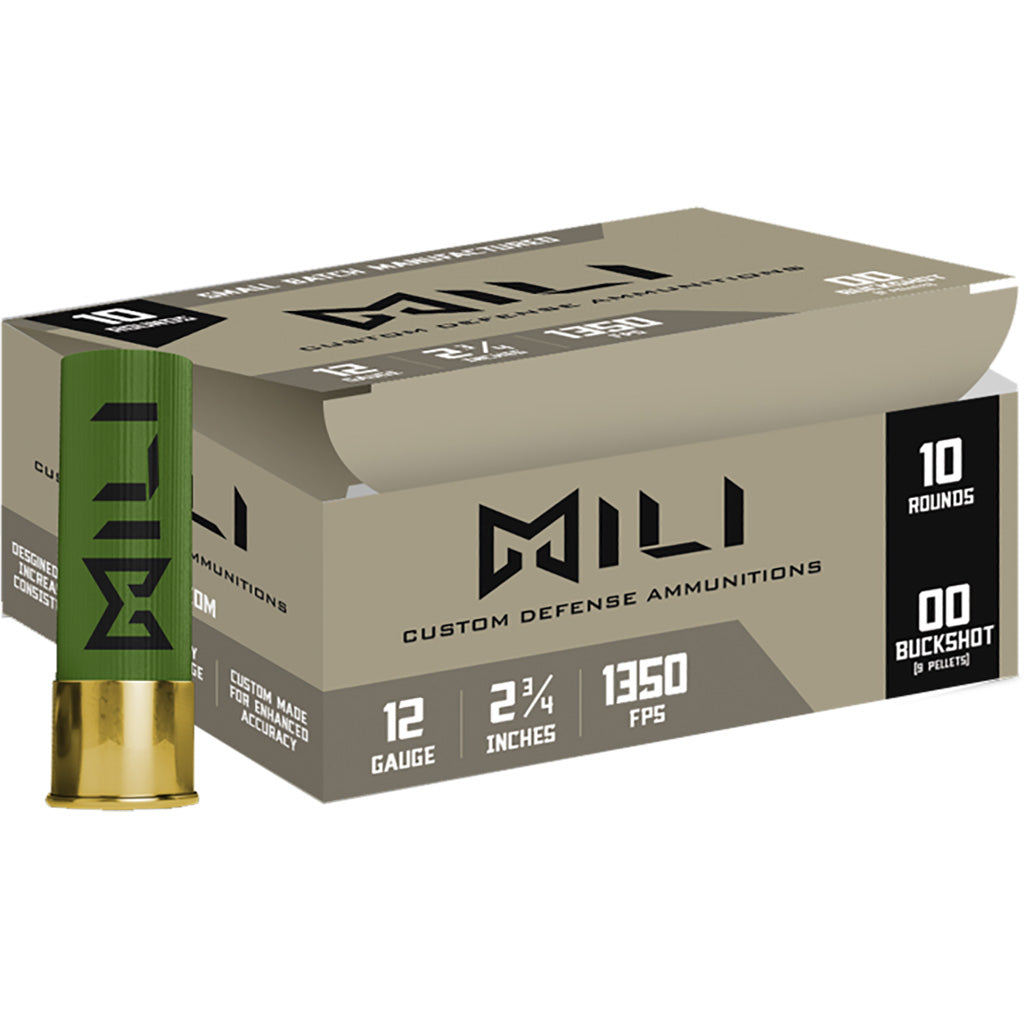 Migra 12 Gauge Custom Defense 9 Pellet 00 Buck 1 oz 2.75 in 10/Box