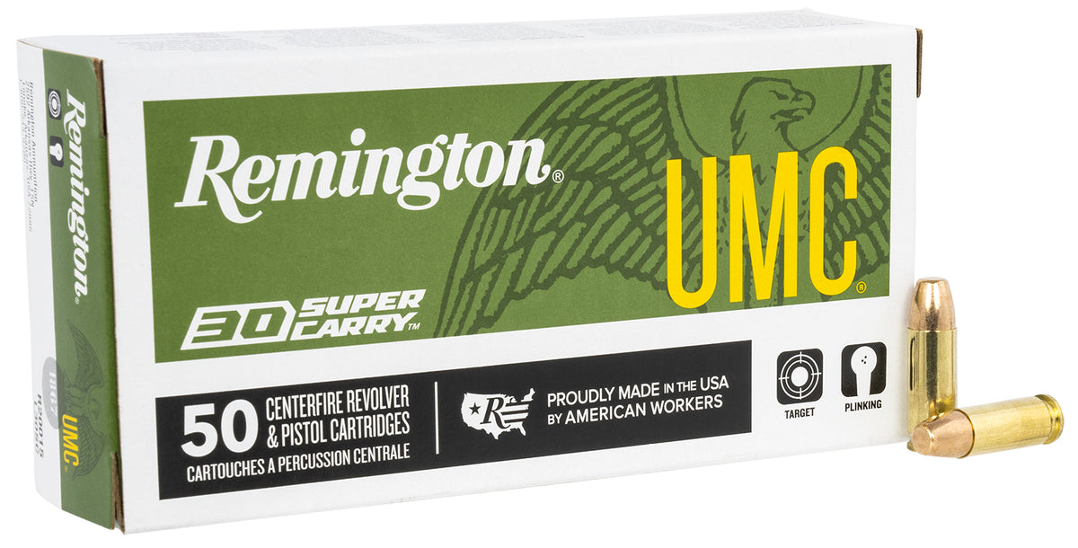 Remington .30 Super Carry UMC Full Metal Jacket 100 Grain 50/Box
