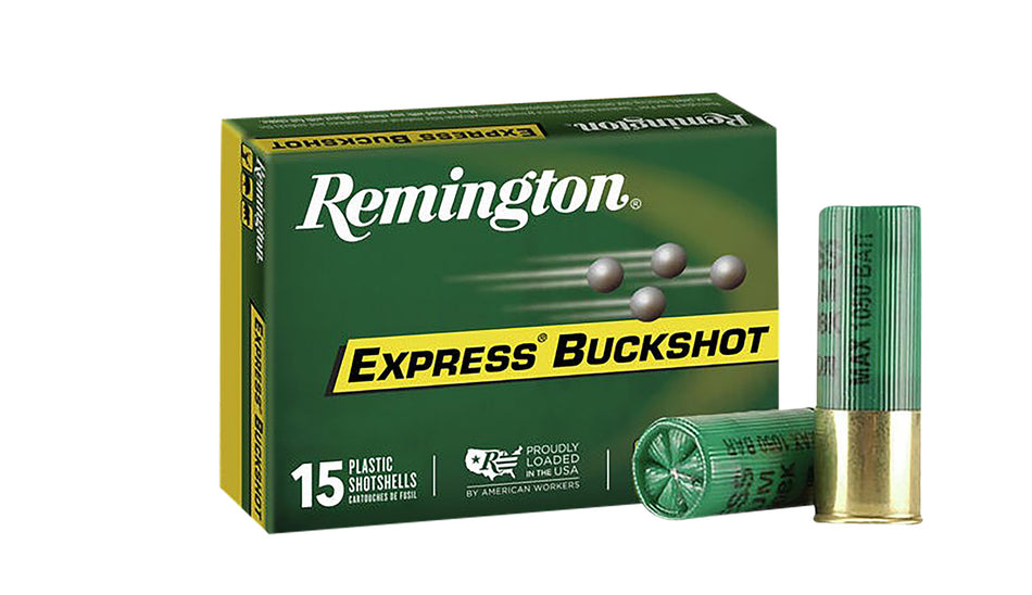 Remington 12 Gauge Express 9 Pellets 00 Buck 1-1/8 oz 2.75 in 15/Box