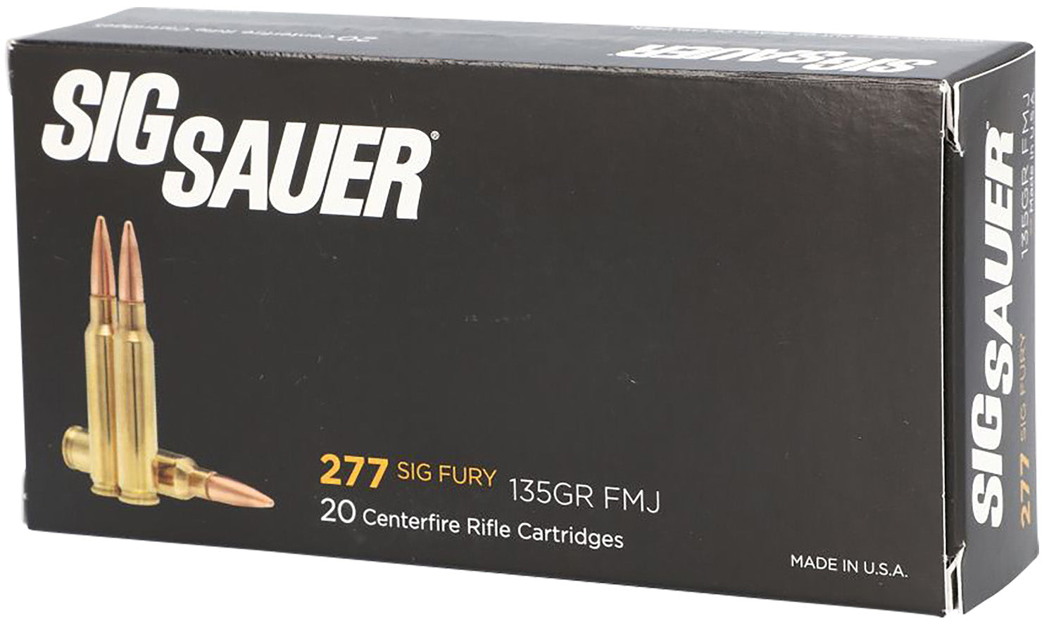 Sig Sauer .277 Sig Fury Elite Ball Full Metal Jacket 135 Grain 20/Box