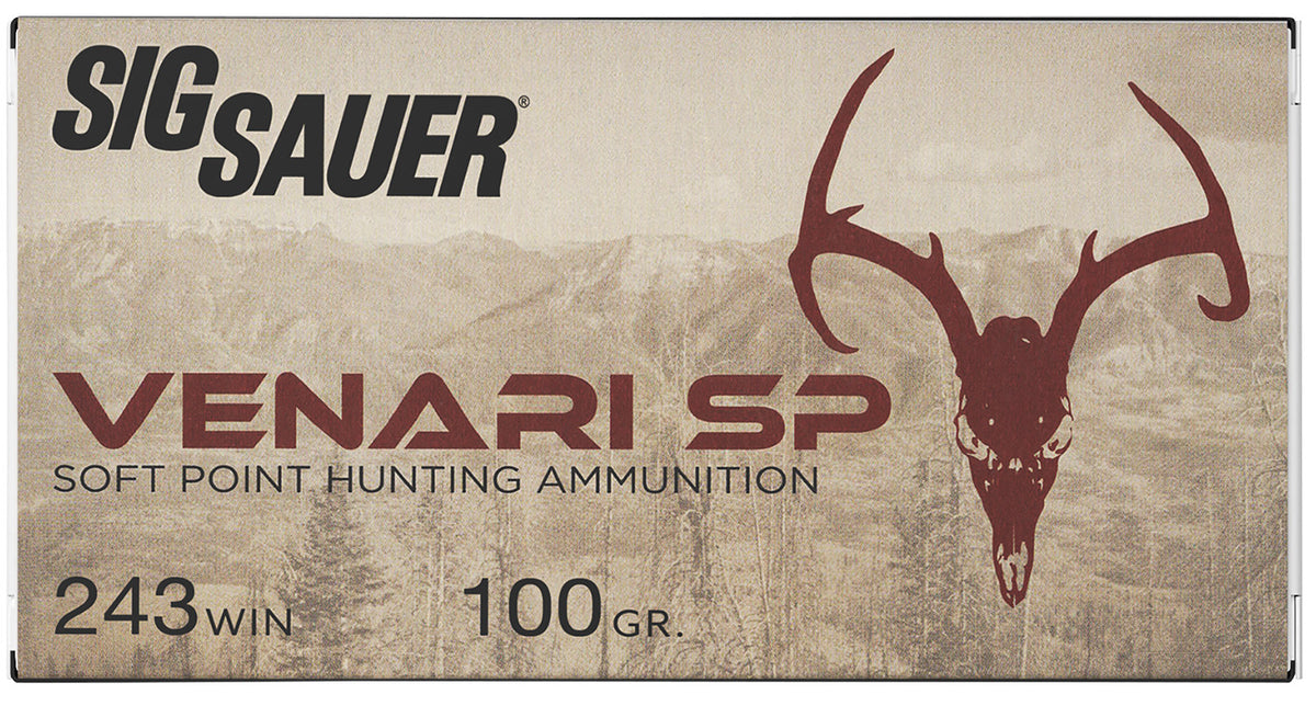 Sig Sauer .243 Winchester Venari Soft Point 100 Grain 20/Box