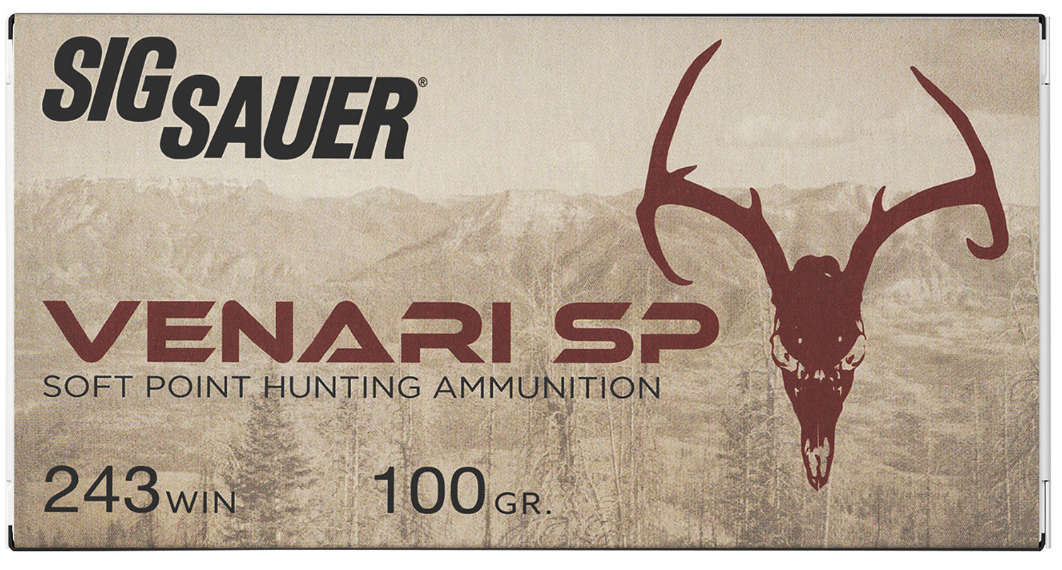 Sig Sauer .243 Winchester Venari Soft Point 100 Grain 20/Box