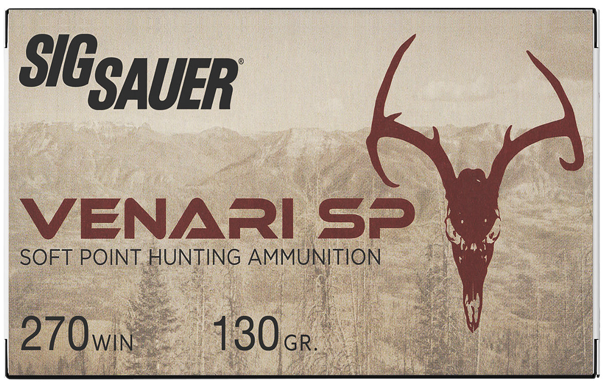 Sig Sauer .270 Winchester Venari Soft Point 130 Grain 20/Box
