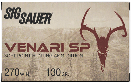 Sig Sauer .270 Winchester Venari Soft Point 130 Grain 20/Box