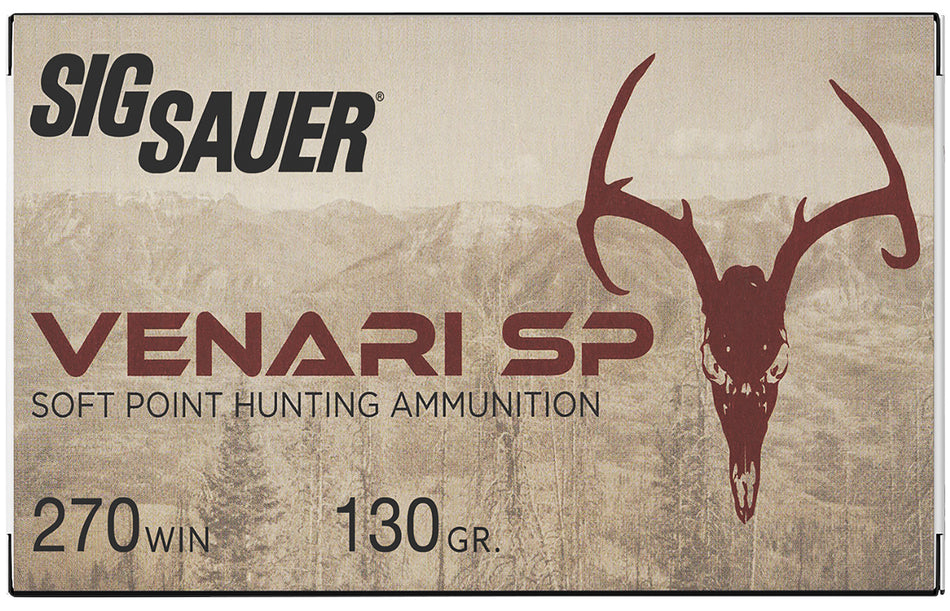 Sig Sauer .270 Winchester Venari Soft Point 130 Grain 20/Box
