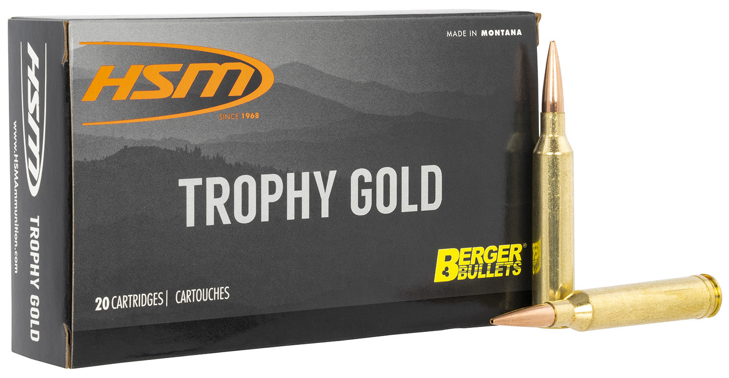 HSM 6.5-284 Norma Trophy Gold Berger Hunting VLD Match 130 Grain 20/Box