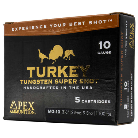 Apex 10 Gauge Turkey TSS #9 2-1/2 oz 3.5 in 5/Box