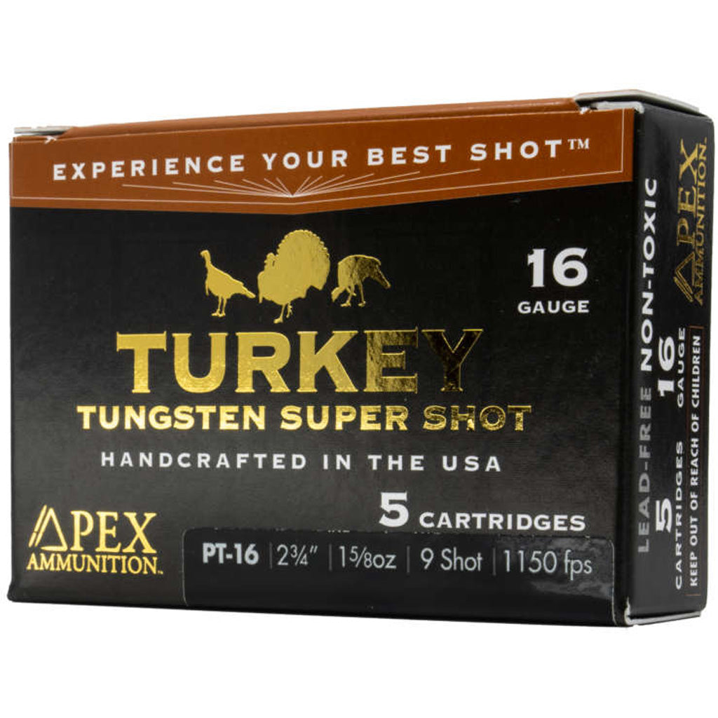 Apex 16 Gauge Turkey TSS #9 1-5/8 oz 2.75 in 5/Box