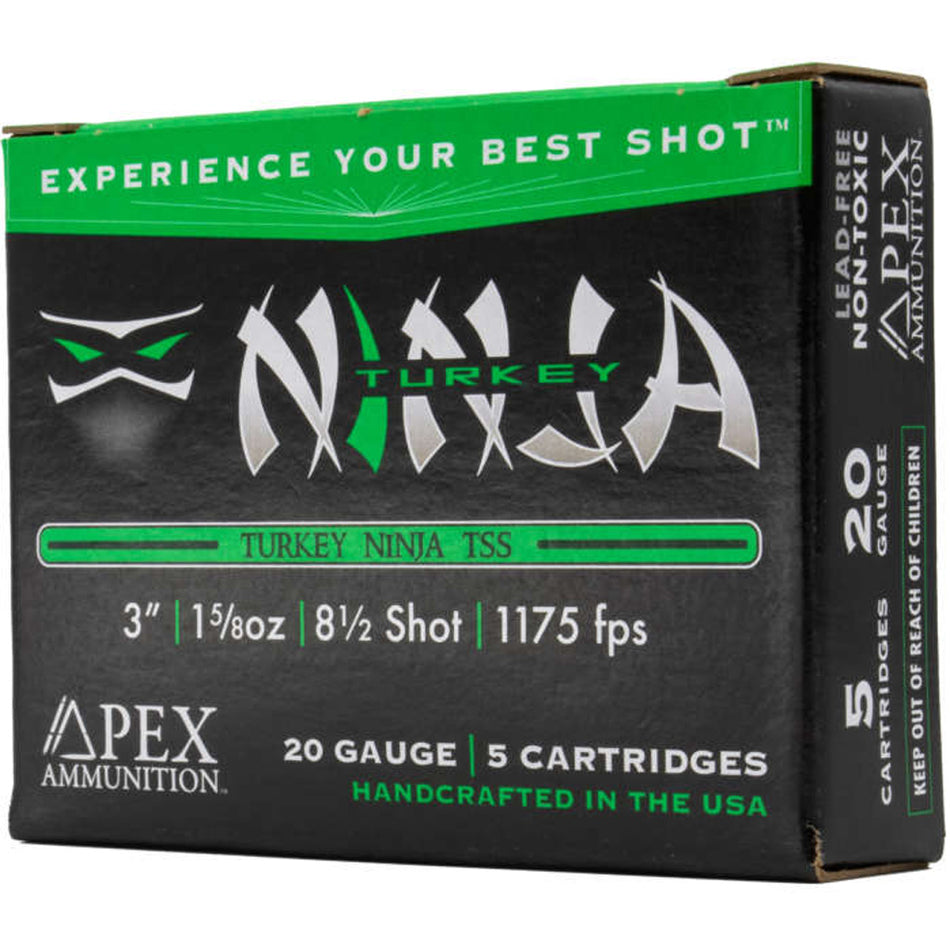 Apex 20 Gauge Turkey Ninja TSS #8.5 1-5/8 oz 3 in 5/Box