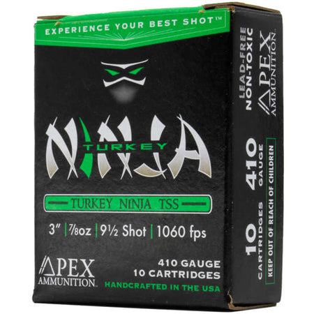 Apex .410 Bore Turkey Ninja TSS #9.5 7/8 oz 3 in 10/Box