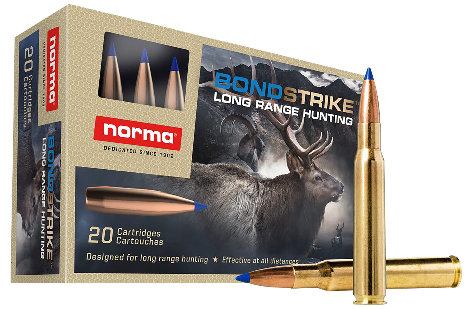 Norma .30-06 Springfield Dedicated Hunting Bondstrike Extreme Bonded Polymer Tip 180 Grain 20/Box