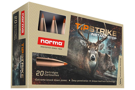 Norma .308 Win / 7.62x51mm Dedicated Hunting Tipstrike Polymer Tip 170 Grain 20/Box