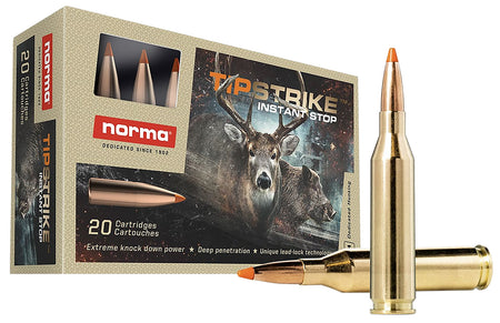 Norma .243 Winchester Dedicated Hunting Tipstrike Polymer Tip 76 Grain 20/Box