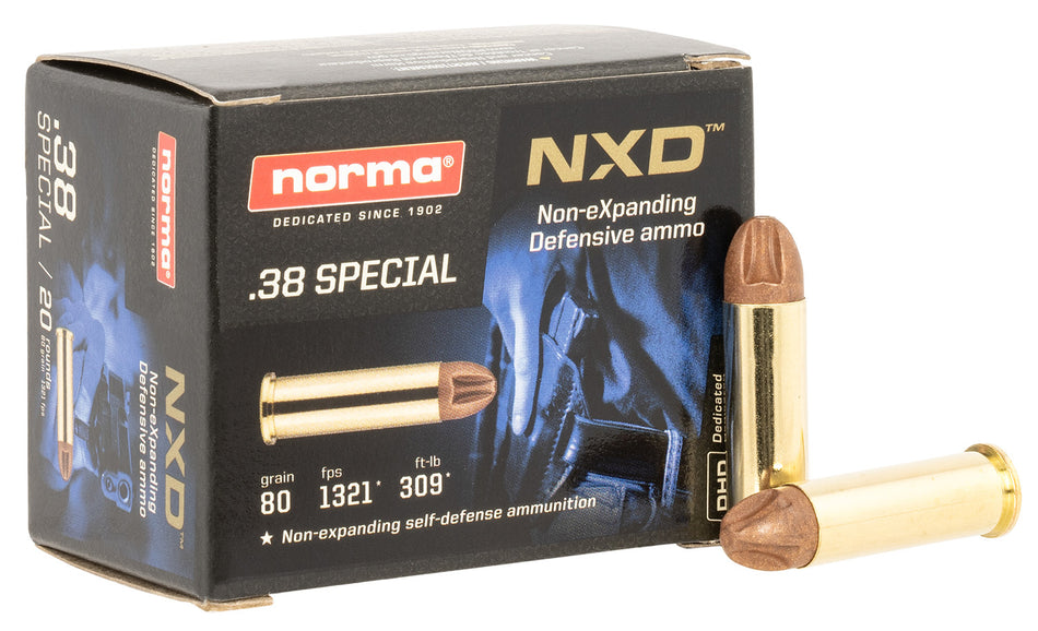 Norma .38 Special Self Defense NXD 38 Grain 20/Box