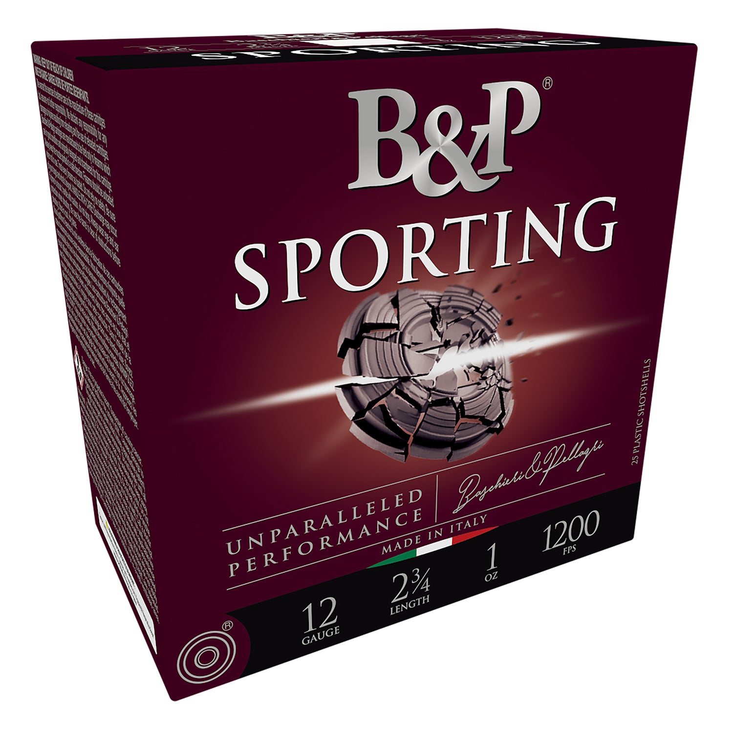 Baschieri and Pellagri 12 Gauge Competition Sporting Clay #7.5 1 oz 2.75 in 25/Box [Item 6119]