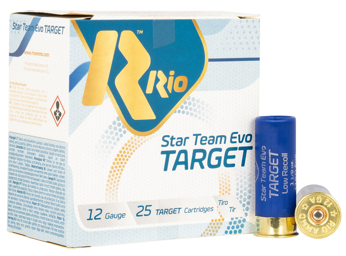 Rio Ammunition 12 Gauge Team Target #7.5 1-1/8 oz 2.75 in 25/Box