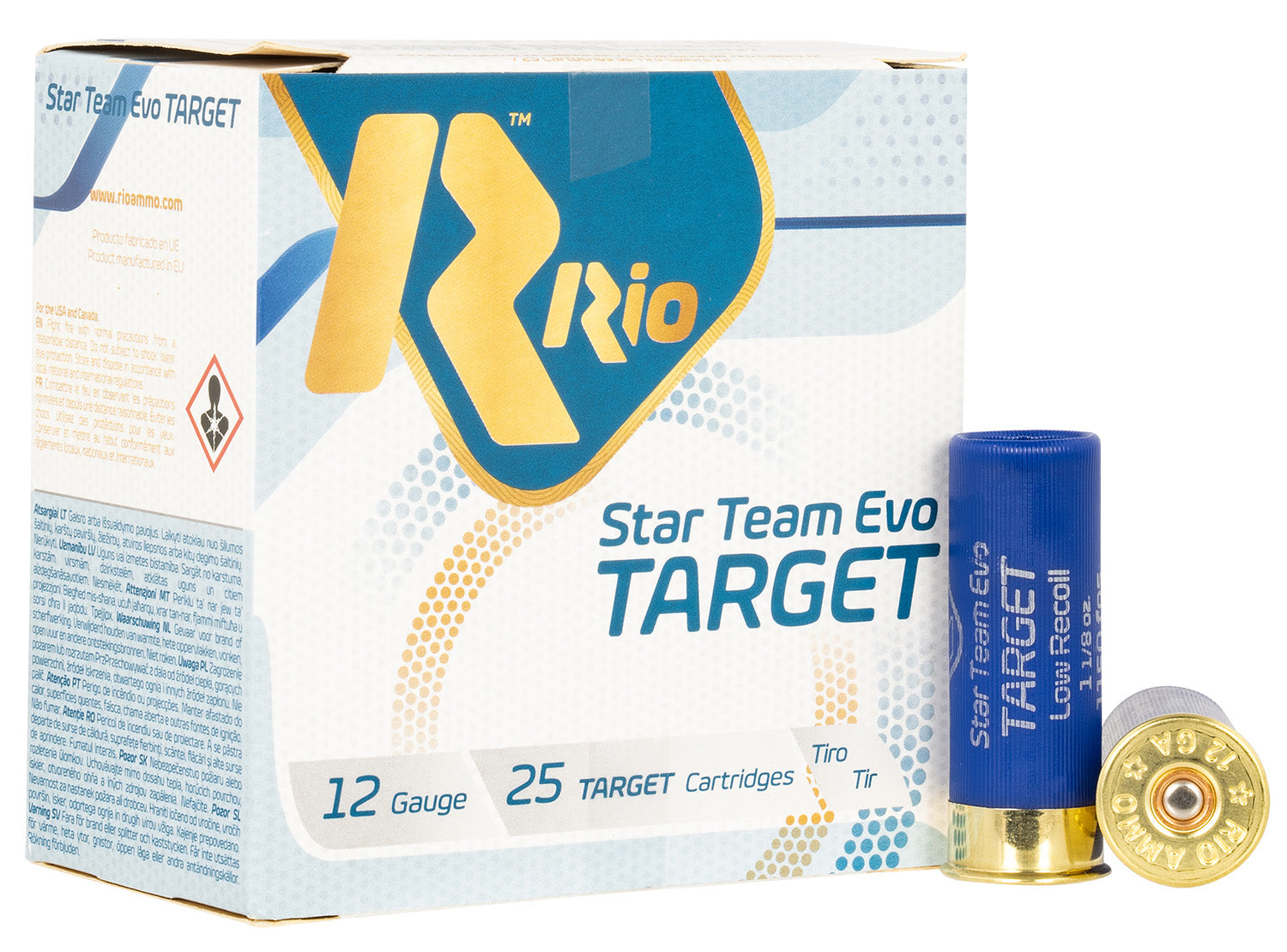Rio Ammunition 12 Gauge Team Target #7.5 1-1/8 oz 2.75 in 25/Box