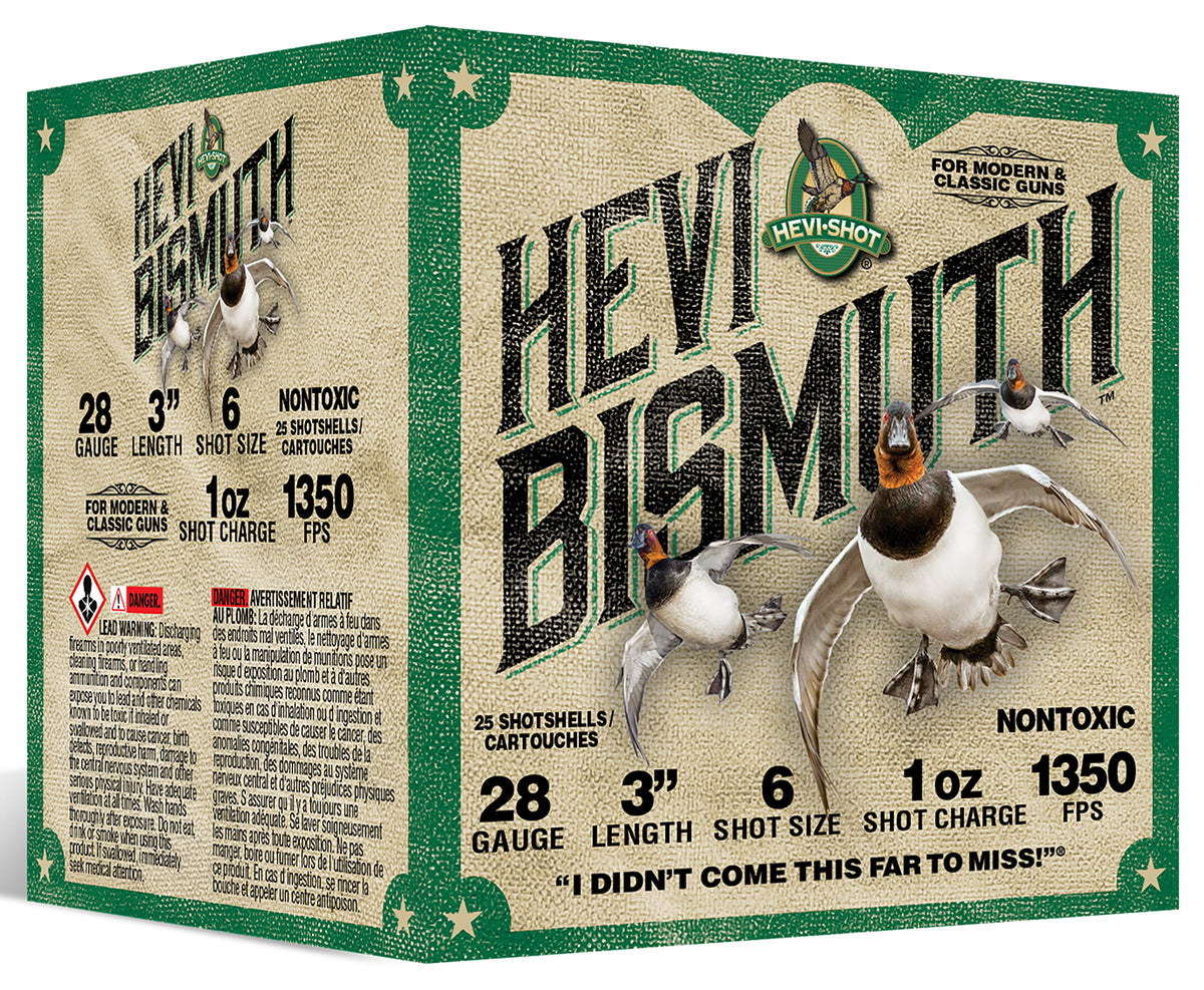 HEVI-Shot 28 Gauge Hevi-Bismuth #6 1 oz 3 in 25/Box
