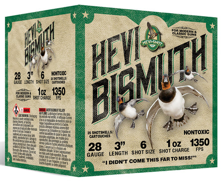 HEVI-Shot 28 Gauge Hevi-Bismuth #6 1 oz 3 in 25/Box