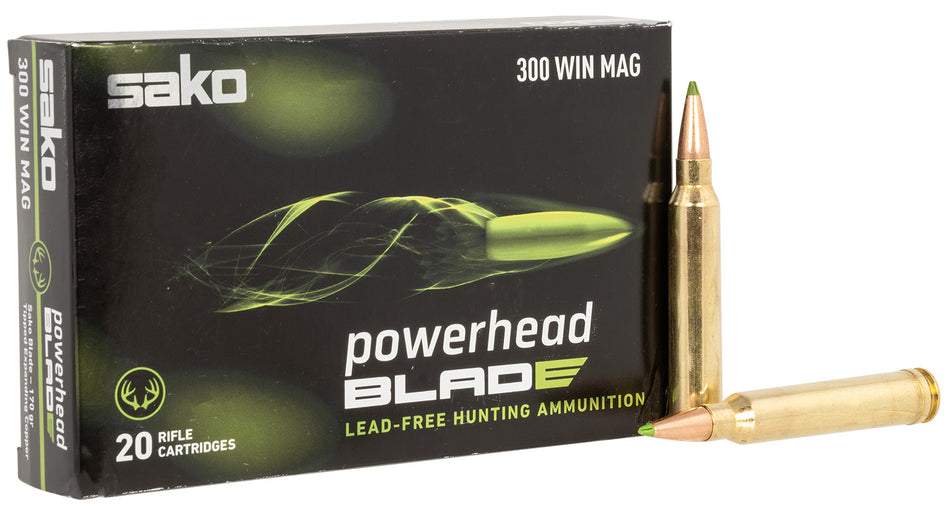 Sako .300 Winchester Mag PowerHead Blade Tipped Expanding Copper 170 Grain 20/Box