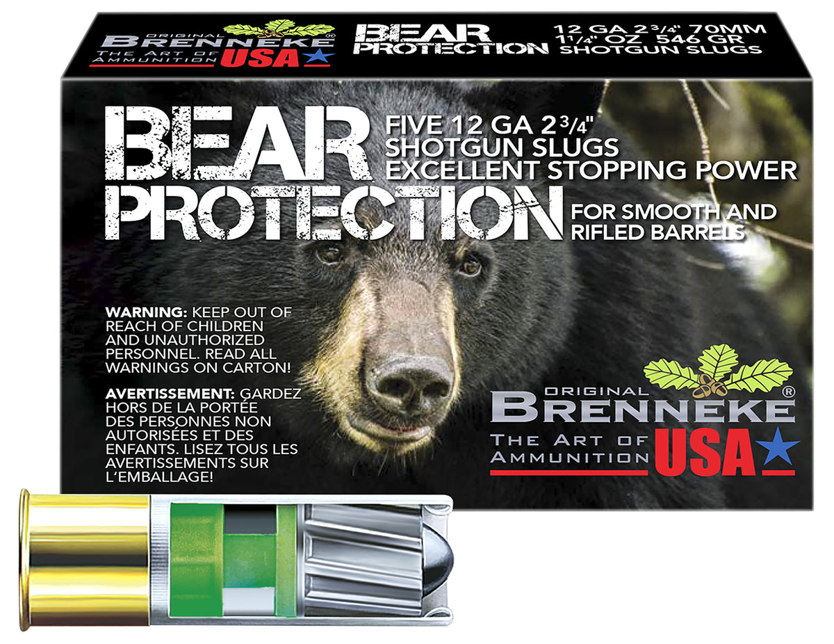 Brenneke 12 Gauge Bear Protection Slug 1-1/4 oz 2.75 in 5/Box
