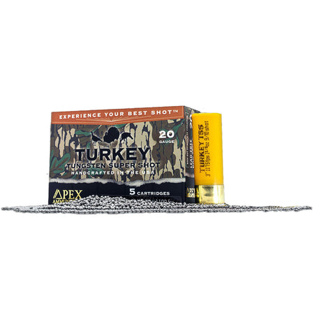 Apex 20 Gauge Turkey TSS Greenleaf #9 / 10 1-5/8 oz 3 in 5/Box