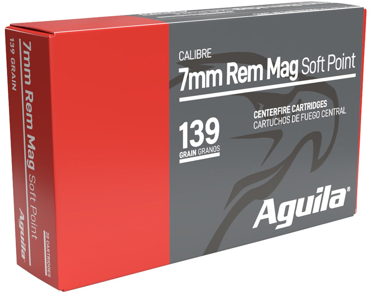 Aguila 7mm Remington Mag InterLock Boat Tail Soft Point 139 Grain 20/Box