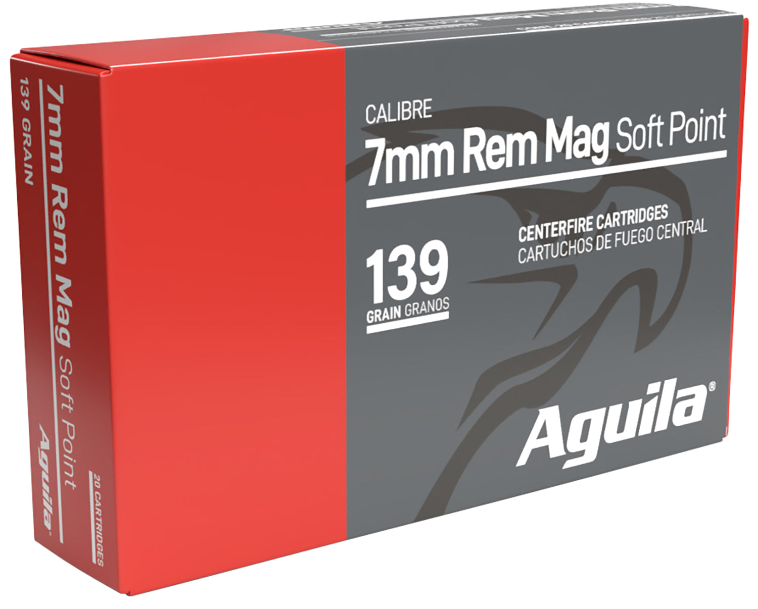 Aguila 7mm Remington Mag InterLock Boat Tail Soft Point 139 Grain 20/Box