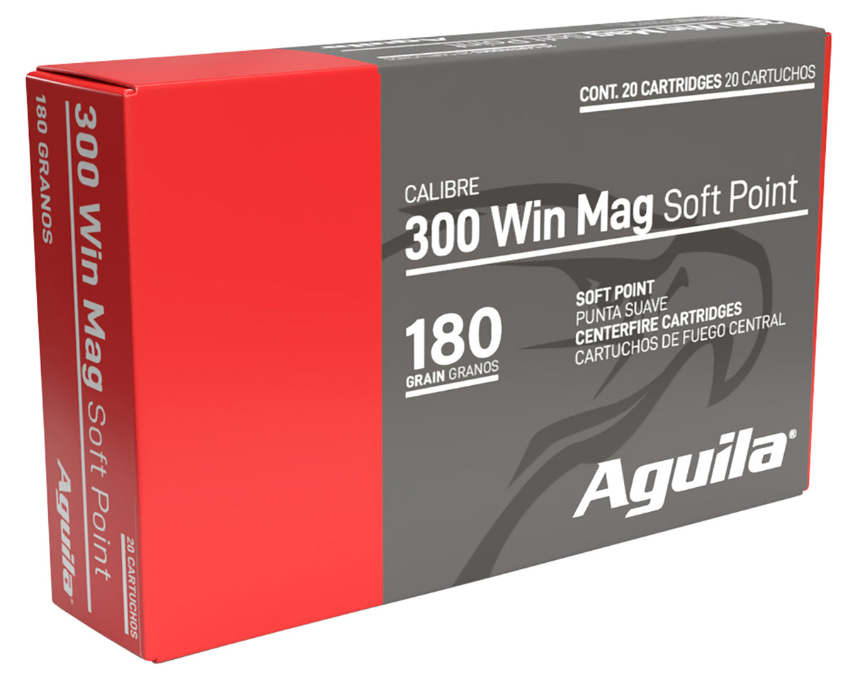 Aguila .300 Winchester Mag Interlock Boat Tail Soft Point 180 Grain 20/Box