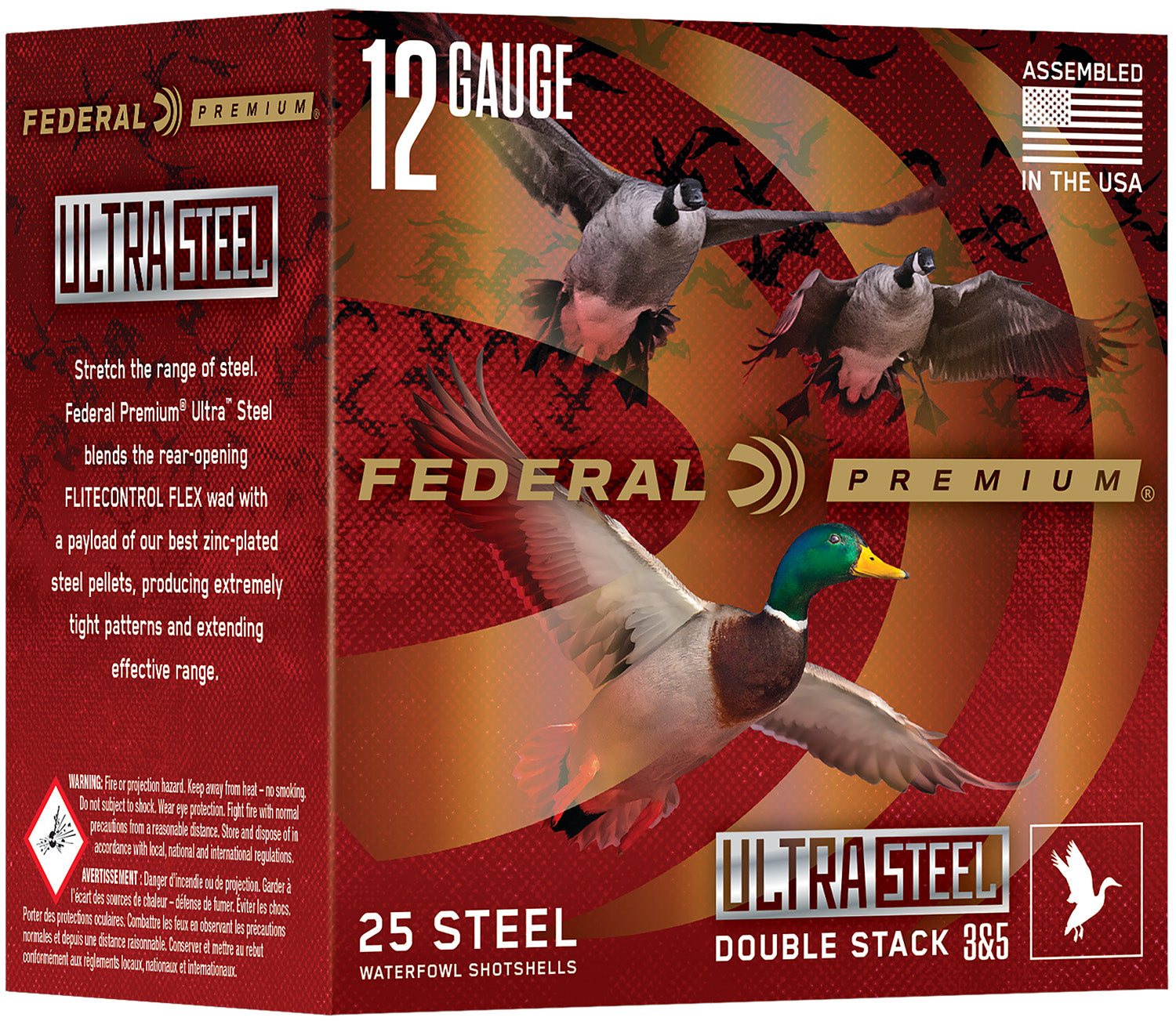 Federal 12 Gauge Ultra Steel BB 1-1/4 oz 3 in 25/Box