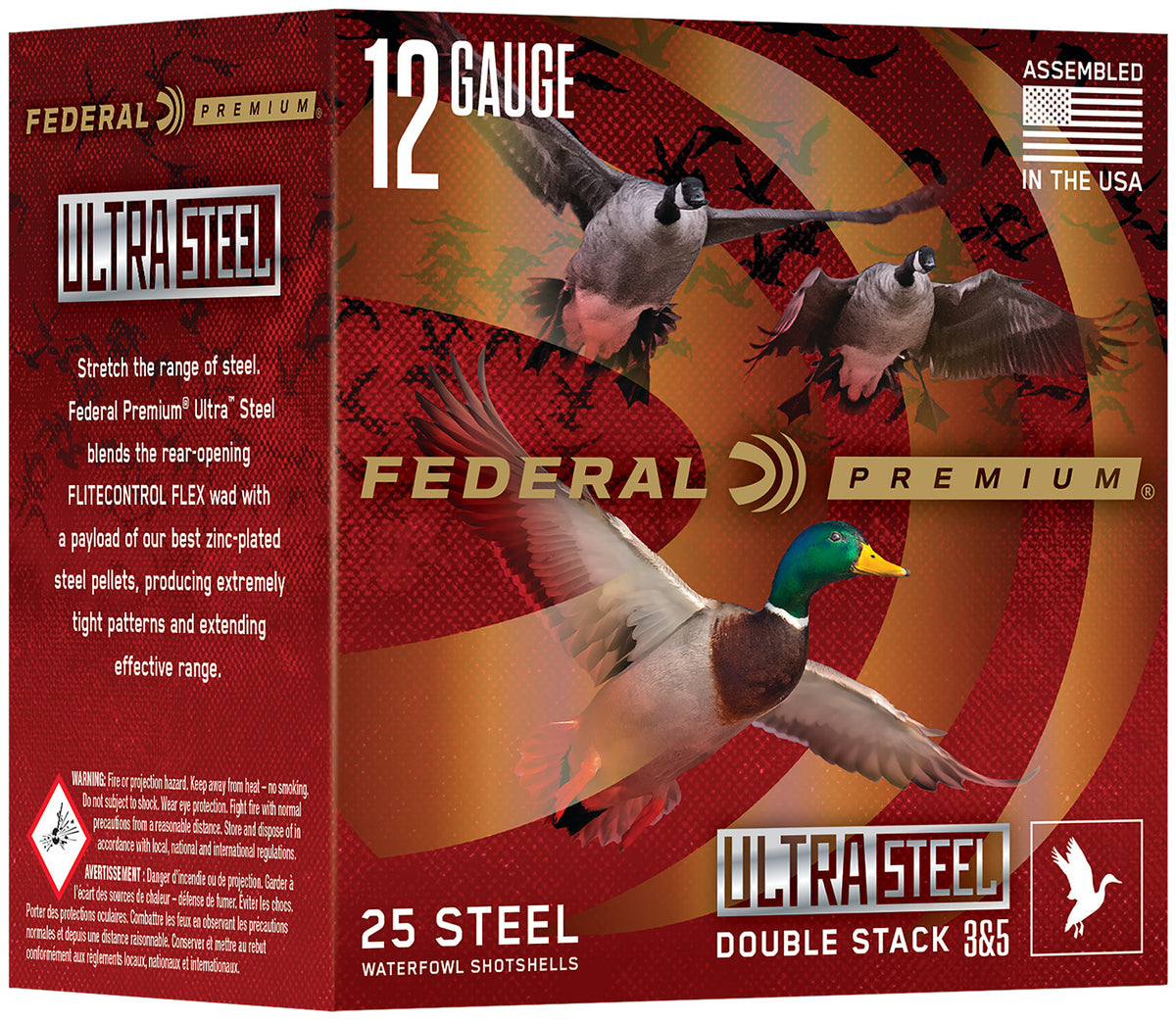 Federal 12 Gauge Ultra Steel BB / 2 1-1/4 oz 3 in 25/Box
