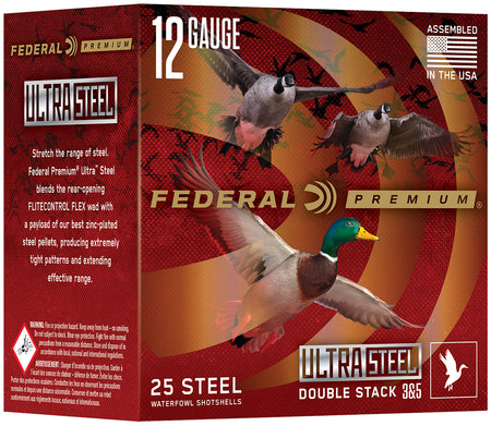 Federal 12 Gauge Ultra Steel BB / 2 1-1/4 oz 3 in 25/Box