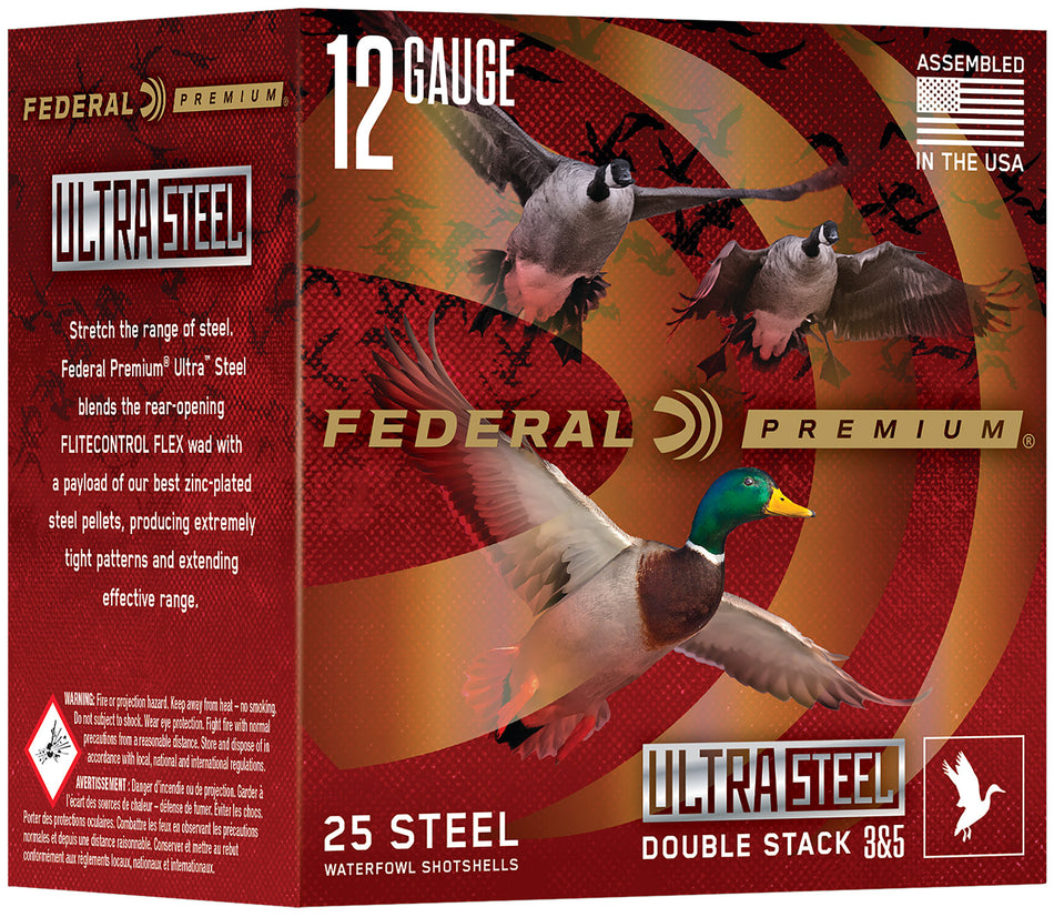 Federal 12 Gauge Ultra Steel BB / 2 1-1/4 oz 3 in 25/Box