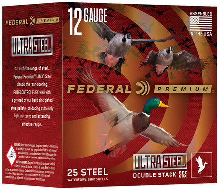 Federal 12 Gauge Ultra Steel #2 1-1/4 oz 3 in 25/Box
