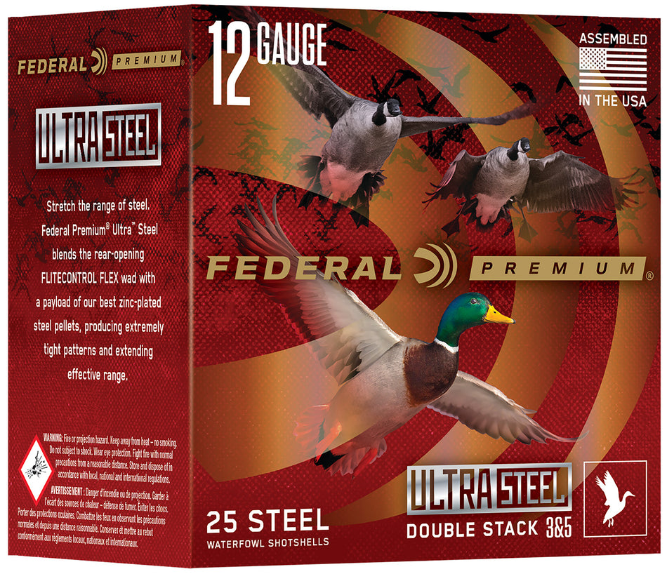 Federal 12 Gauge Ultra Steel #3 / 5 1-1/4 oz 3 in 25/Box