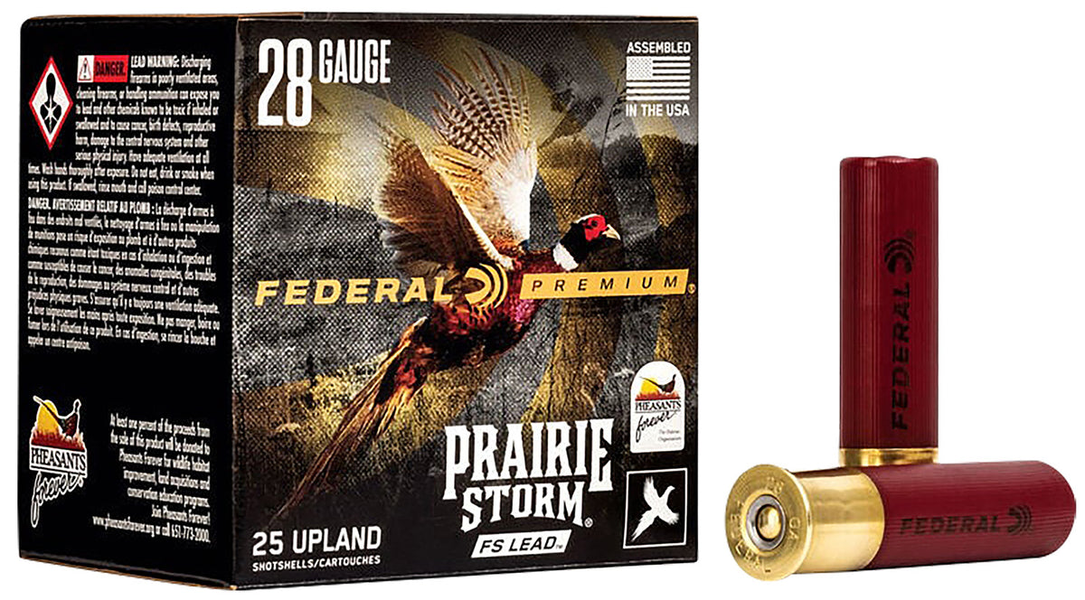 Federal 28 Gauge Premium Prairie Storm FS #6 7/8 oz 3 in 25/Box