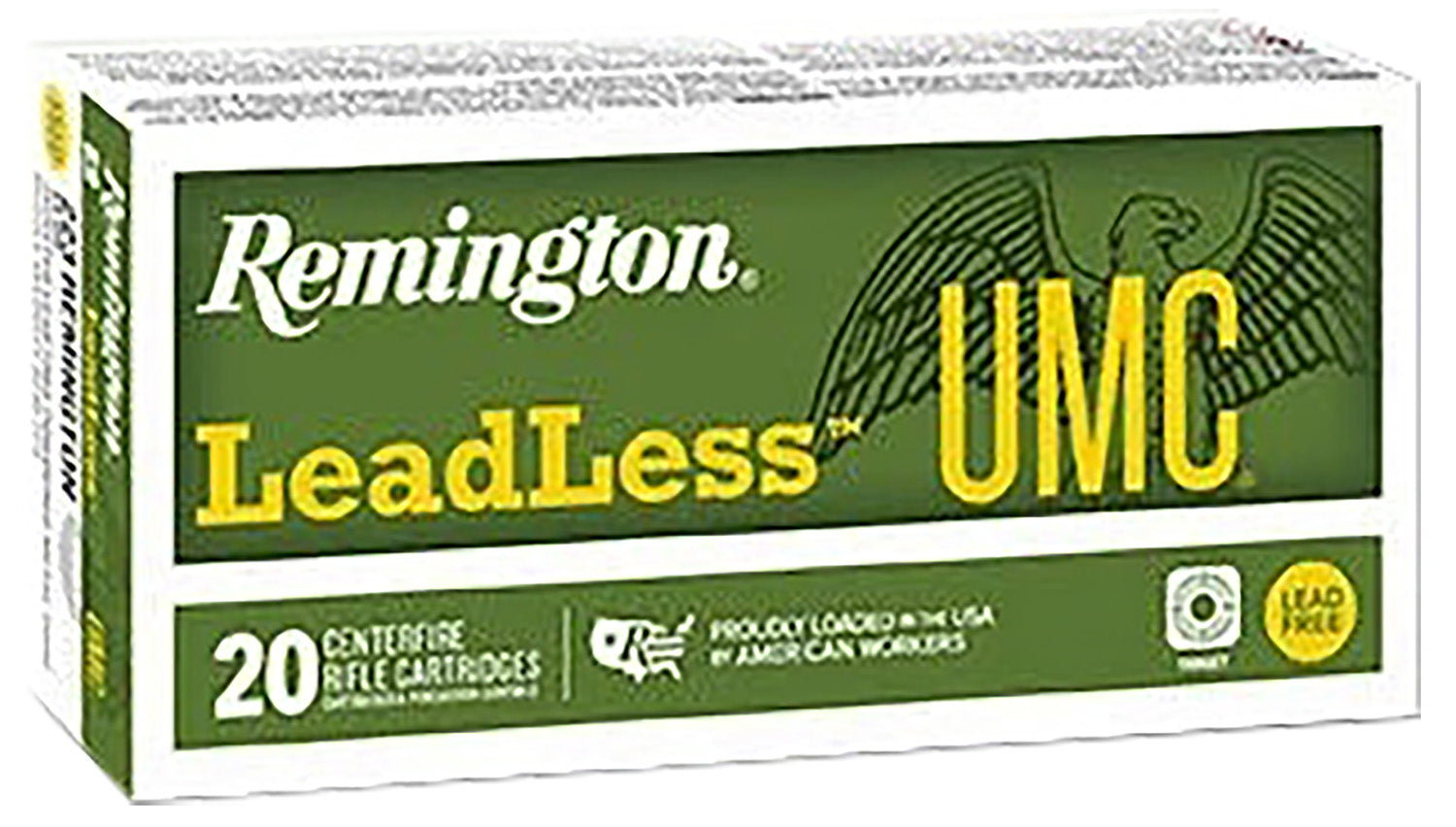Remington .223 Remington UMC Leadless Lead Free Jacketed 55 Grain 20/Box