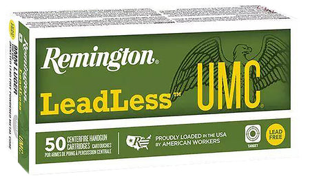 Remington 9mm Luger / Parabellum UMC Leadless Lead Free Jacketed 100 Grain 50/Box