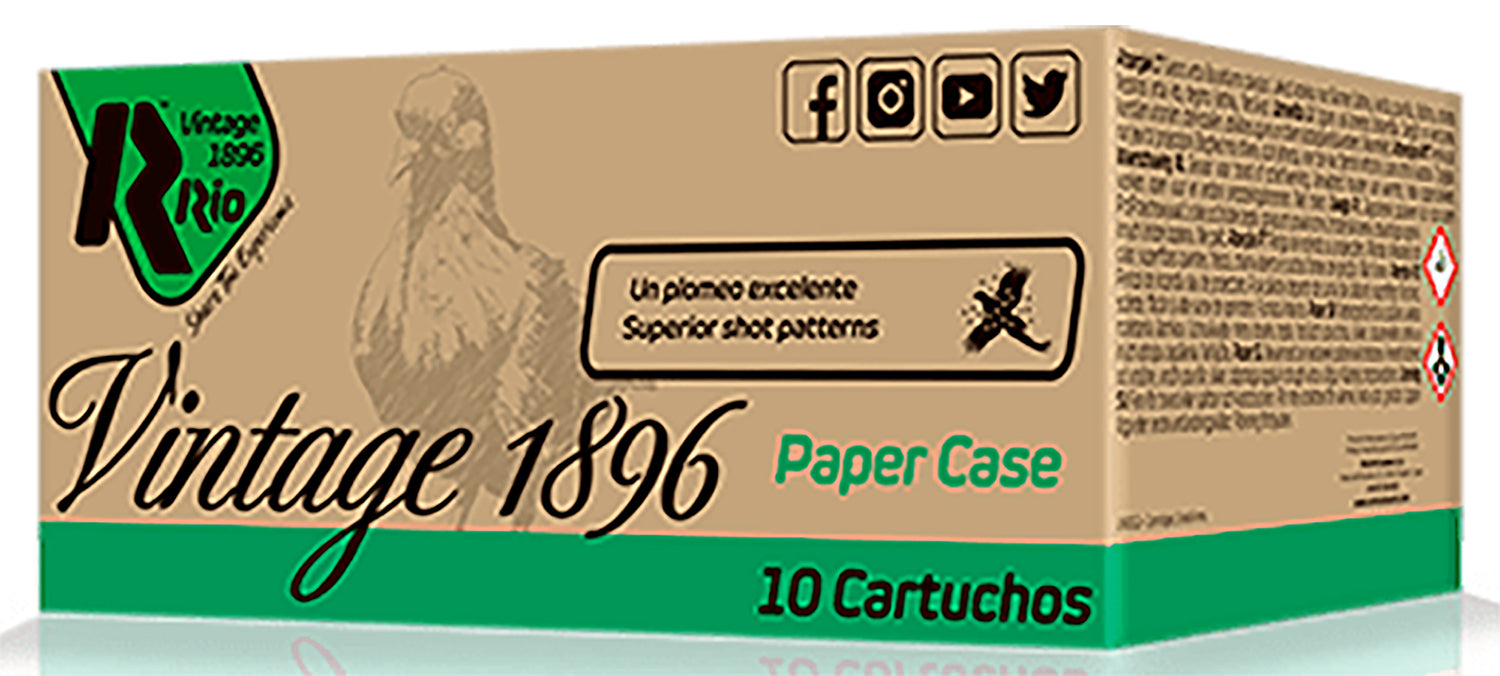 Rio Ammunition 12 Gauge Vintage 1896 Paper Flyer #8 1-1/4 oz 2.75 in 10/Box