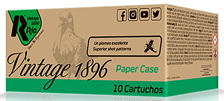 Rio Ammunition 12 Gauge Vintage 1896 Paper Flyer #8 1-1/4 oz 2.75 in 10/Box