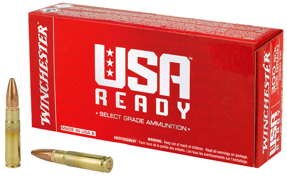 Winchester 6.8 Remington SPC  Full Metal Jacket Open Tip 115 Grain 100/Box